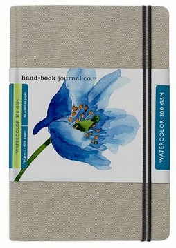 Hand Book Linen 300gsm W/C Journal PT 5.5x8.25in (A5)